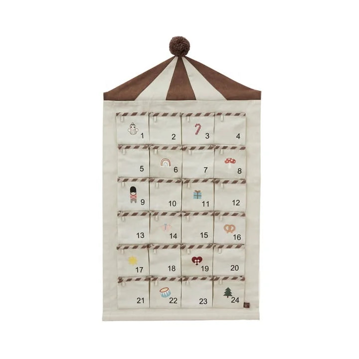 Xmas Pockets Advent Calendar Monogram Fabric Advent Calendar Christmas Decoration Calendars