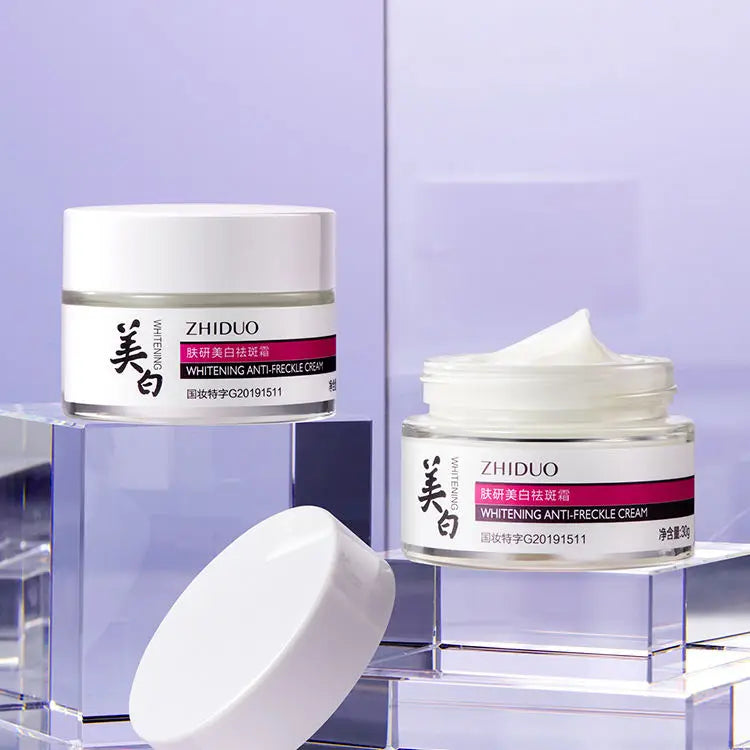 OEM Private Label ZHIDUO Herbal Skin Care Anti Freckle Whitening Moisturizing Beauty Face Care Face Cream
