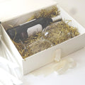 Wholesale Custom Printed White Luxury Beverage Paper Boxes Wine Bottle Packaging Magnetic Closure Gift Box With Ribbon