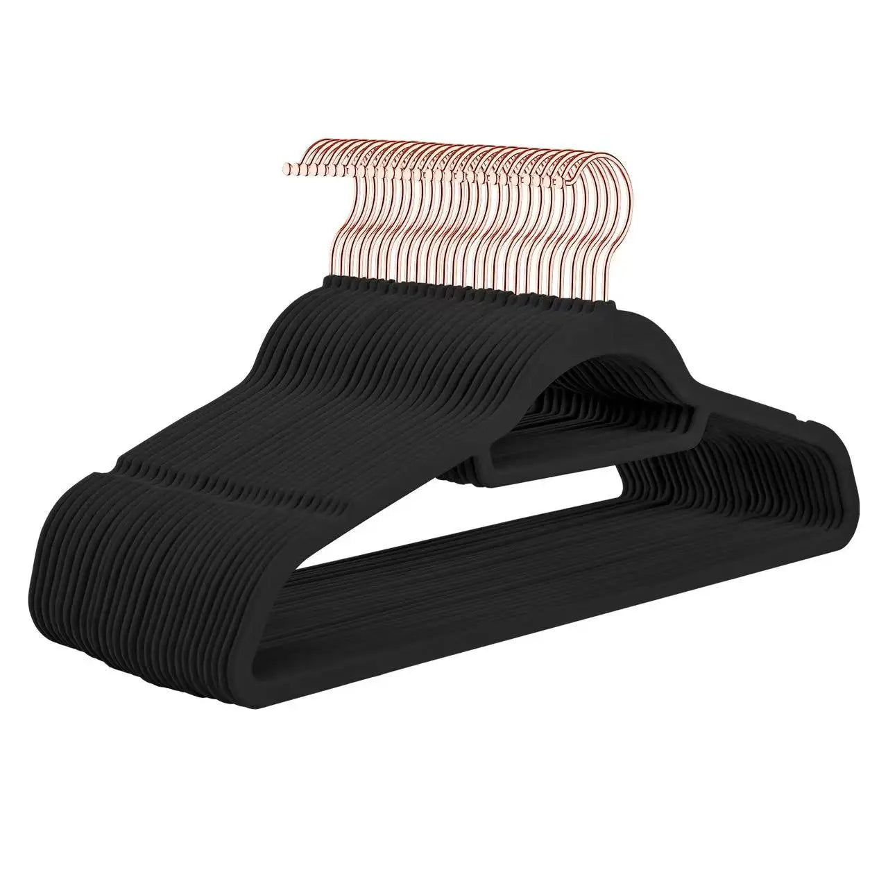 Wholesale Space Saving Velvet Hangers  Flocked Velvet Hangers  for Clothing
