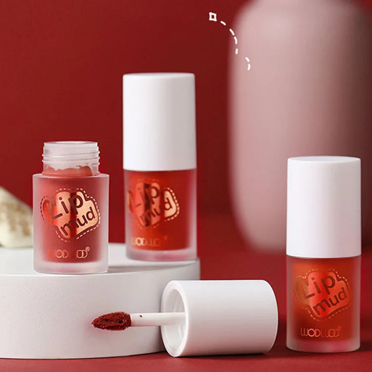 WODWOD Mousse Lip Mud Matte Lip and Cheek Dual Use Daily Makeup Lipstick