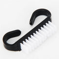 NAB019 1pc Nail Art Dust Remover Bristle Brush with Plastic Handle for Sanding Care Nails Salon Equipment 5 Color