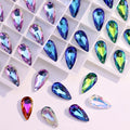 Rhinestone Teardrop Fancy Stones Single Hole Point Back Rhinestones for Jewelry Accessories Lan Guang Wholesale Sew on Glass