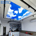 Customized Artistic Stretch Ceiling Wall Covering  PVC Stretch Ceiling Film UV Printing Roof Design