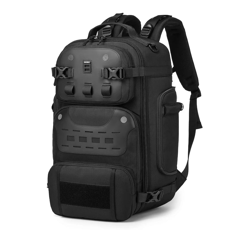 OZUKO 9590 Sales Tech Wear Travel Backpack Camping Hiking Outdoor Sport Backpack for Men Large Capacity Rucksack Mochila Pack
