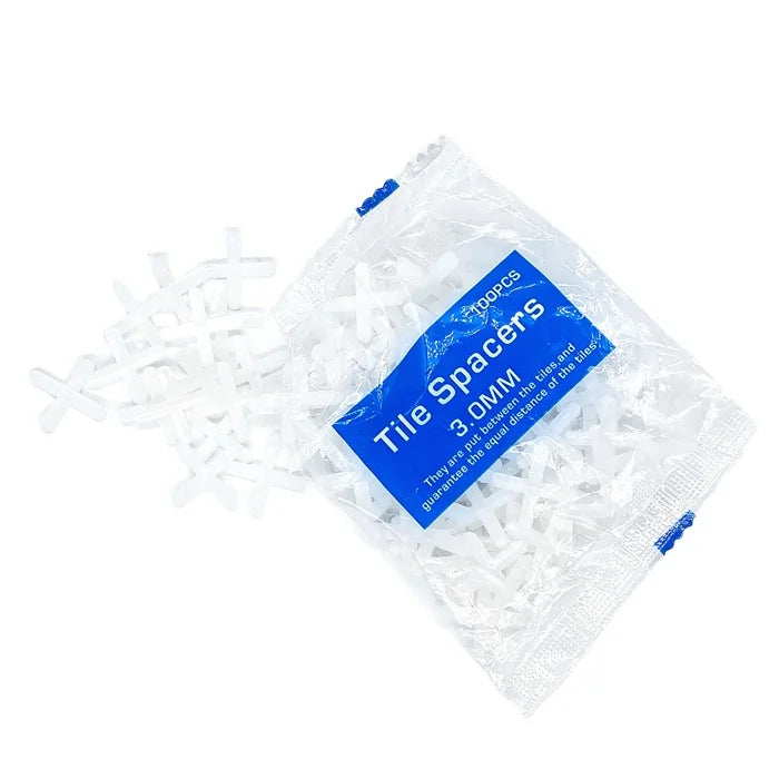3 mm Wide Tile Spacers for Spacing of Floor or Wall Tiles100 PCS