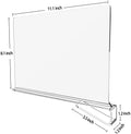 Clear Plastic Acrylic Shelf Divider Dividers for Wood Shelves and Clothes Organizer
