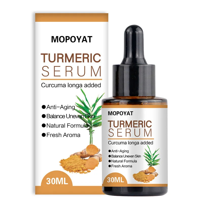 Hot Sale MOPOYAT Natural Ingredient Turmeric Serum Face Anti Aging Serum Balance Uneven Skin