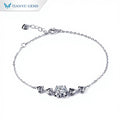 Yadis Simple Jewelry Chain Gold Plated 18k Moissanite 925 Sterling Silver Bracelets