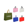 Customizable Simple Environmental Protection Handbags Recyclable Spot Thickened Non-Woven Shopping Bags Supermarket Bags