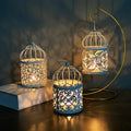 Iron Candle Holder Wedding Decorations Birdcage Shape Candle Holder Ornament for Wedding Party Props