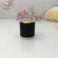 15mm Smart Lids Cylindrical Shiny round Gold & Black Perfume Cap Closures for Perfume Lids Bottles Cap