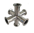Vacuum Stainless Steel KF-ISO-CF Pipe Fitting Cross