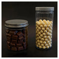 Empty 250g 280ml clear Transparent Plastic Pet Bottle Food Container with Lid
