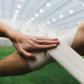 Custom Heavy Sport Bandage 5cm Width Elastic Adhesive Bandage Sticky Glue High Elastic Sport Tape for Athletic Use Middle Line