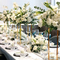 Elegant Roman Column Flower Stand for Weddings Row Flower Arrangement for Party T Stage Background Event Supplies Usage