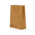 Wholesale Eco-Friendly Brown Kraft Paper Bag Window for Bread Sandwich Coffee Bean Cake for Supermarket Use Lamination Printing
