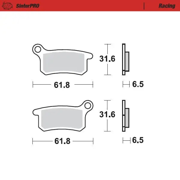 Moto Master Gas Gas MC 65 21-22 Racing Pads Front Springs for Motorcycles