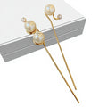 Hot Sale Women's Luxurious Fashionable Curly Hairpin with Alloy & Pearl for Party/Wedding/Daily Use