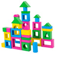 Hot Sell Geometric Shape Matching Combination Building Blocks Preschool Early Education Enlightenment Wooden Toys Kids Wholesale