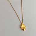 2022 Dazan New 18k Gold Plated Tarnish Free Stainless Steel Vintage Baroque Shaped Modern Box Chain Necklace for Women for Party