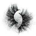 F260 2021 Mink Strip Eyelashes 3D Mink Lash Vendor Natural Real Fluffy Curl 25mm Fluffy Mink Eyelashes