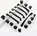 Hot Sale Wardrobe Cupboard Closet Cabinet Brass Kitchen Handles Black Pull Knobs
