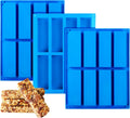 100% Food Grade Silicone Mold Factory Custom 8-Cavity Rectangle Mold for Granola & Energy Bar Baking Cake Tools