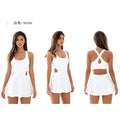 Custom Sports Skirts Women Fitness Tennis Dress Quick-drying Tennis Dress With Chest Pad