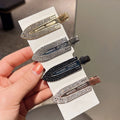 Wholesale Women Girls Black Gold Silver Metal Alloy Bling Crystal Diamond Rhinestone No Bend Hair Pin No Crease Clips