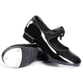 2023 EU and US in Stock Wholesale Dynadans Cute PU Patent Leather Tap Shoes Dance for Girls and Boys