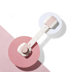 Child Drawer Cabinet Lock Adhesive Baby Strap Locks Baby Protector Adjustable Child Safety Lock