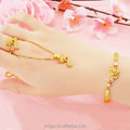 Dubai Gold Light Luxury Imitation-18K Gold Set Little Fox Fairy Ring