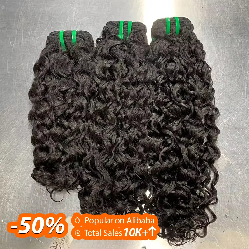Vietnamese Raw Virgin Human Hair Double Drawn Cuticle Aligned Natural Wave Raw Indian Human Hair Bundles
