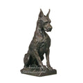 Modern Garden Decoration Metal Animal Sculpture Antique Hand-carved Bronze Dog Statue Bronze Brass Doberman Sculpture for Sale