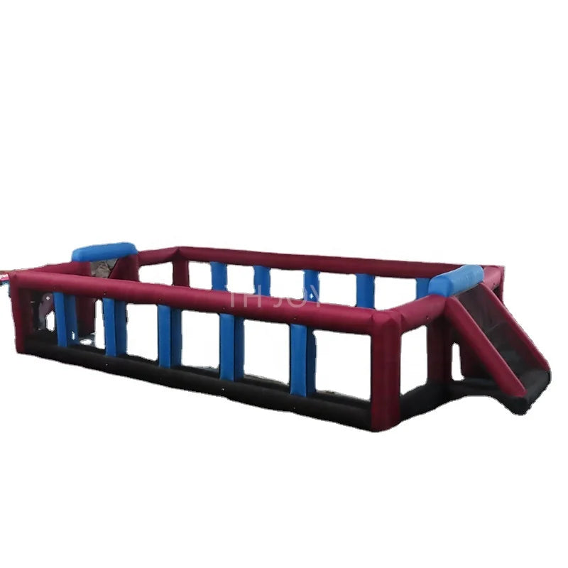 Free air Ship to Door Interactive Inflatables Football Arena Outdoor Portable Inflatable Soccer Field
