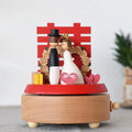 Hot Selling Romance Wedding Happy Event Customized Wooden Musical Box