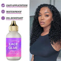 Hot Selling Private Label Extreme Hold Waterproof 60ML Lace Glue Wig Adhesive Hold Down Lace Glue