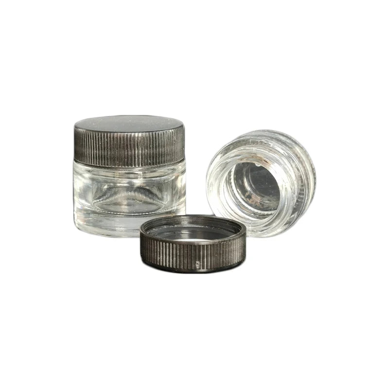 Glass Concentrate Jar Containers 10 Gram Cream Lotion Jar for Trip