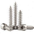M2 M2.3 M2.5 M2.6 M3 M3.5 M4 M5 M6 304 Stainless Steel Wood Self Tapping Screws Hex Drive Socket Cap Head Allen Screws
