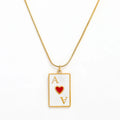 Joolim Black & White Heart a Pendant Necklace Stainless Steel Necklace Jewelry Wholesale Drop Shipping