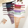 FINETOO 2024 New Women Adjustable Strap Thongs Comfortable Sexy Girls' G-string Cotton Lace T-back Breathable Underwear Ladies