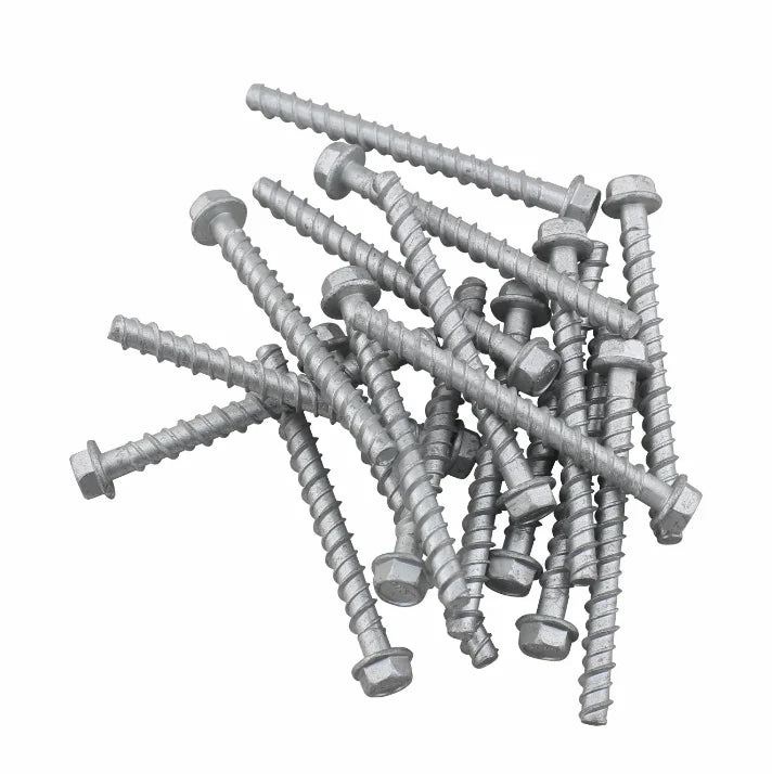 Heavy Duty Hex Head Galvanized Zinc Plated Self Drilling Concrete Screw