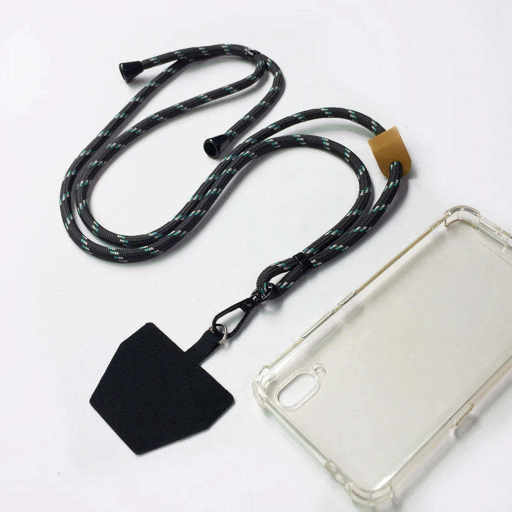 Super Newest Custom Adjustable Crossbody Phone Strap Shoulder Holder Round Lanyard