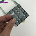 Xmlivet 12mm Mono-layer Grey Color Billiard Pool Cue Tips Cheap Chinese Triangle Pigskin Leather Cue Tips Wholesales