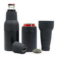 12oz Vacuum Insulated Double Walled Stainless Steel Can Cooler Beer Bottle Cooler with Beer Opener