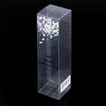 Custom High Transparent Plastic PET Cosmetic Packaging Box Delicate Waterproof Square Folding Cosmetic Shower Gel Packaging Box