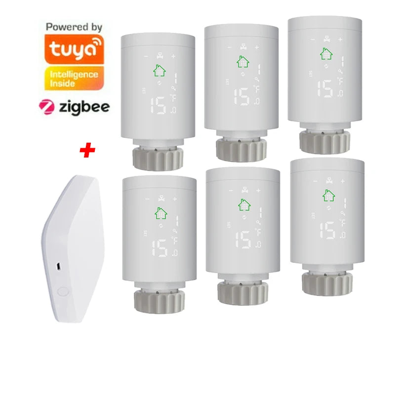 Tuya Zigbee Thermostat Valve Zigbee Radiator Actuator Trv Wired