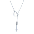 Women's Fashion Accessories Heart Pendant Stainless Steel Link Chain Necklace Trendy Jewelry for Anniversary