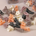 SongMay Cute Mini 5cm PC+ABS Hair Claw Clips for Girls 10pcs/Box 2.0-4.5cm Sweet Style Hair Accessories